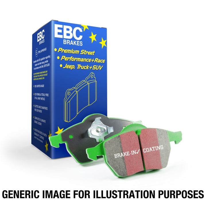 EBC DP61593 05-06 Mercedes-Benz G55 AMG 5.4 Supercharged Greenstuff Rear Brake Pads