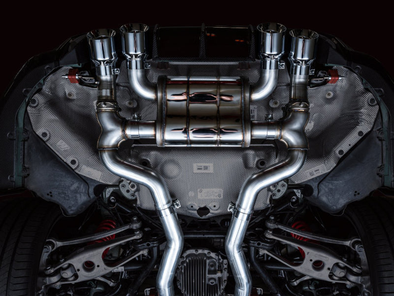 AWE Tuning 3025-43480 AWE SwitchPath Catback Exhaust for BMW G8X M3/M4 - Chrome Silver Tips