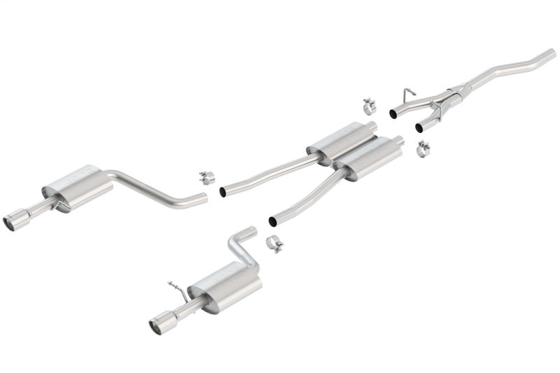 Borla 140100 Cat Back system for 02-08 Audi A4 Quattro 2.0L 4cyl