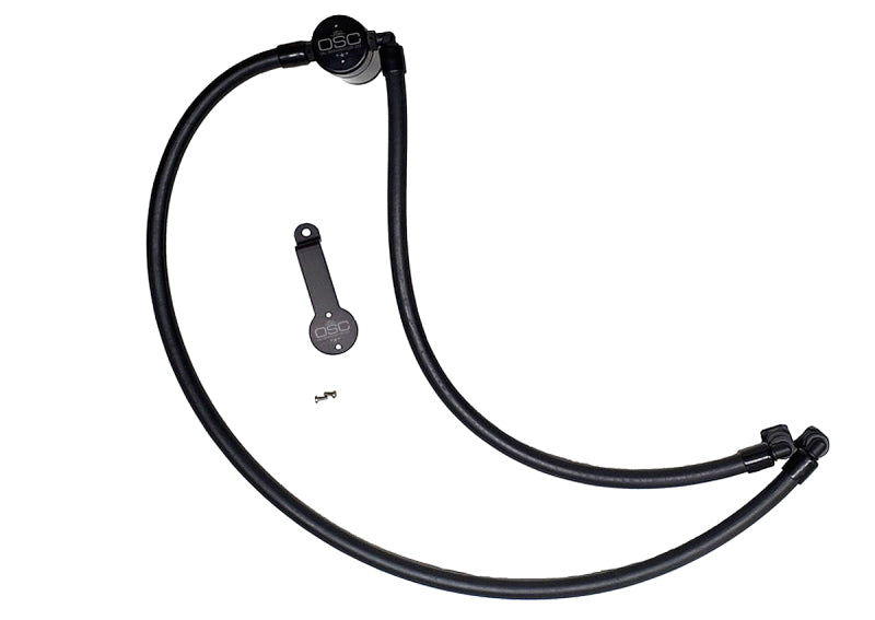 J&L 3070D-B 20-24 Jeep Wrangler 2.0L Driver Side Oil Separator 3.0 - Black Anodized