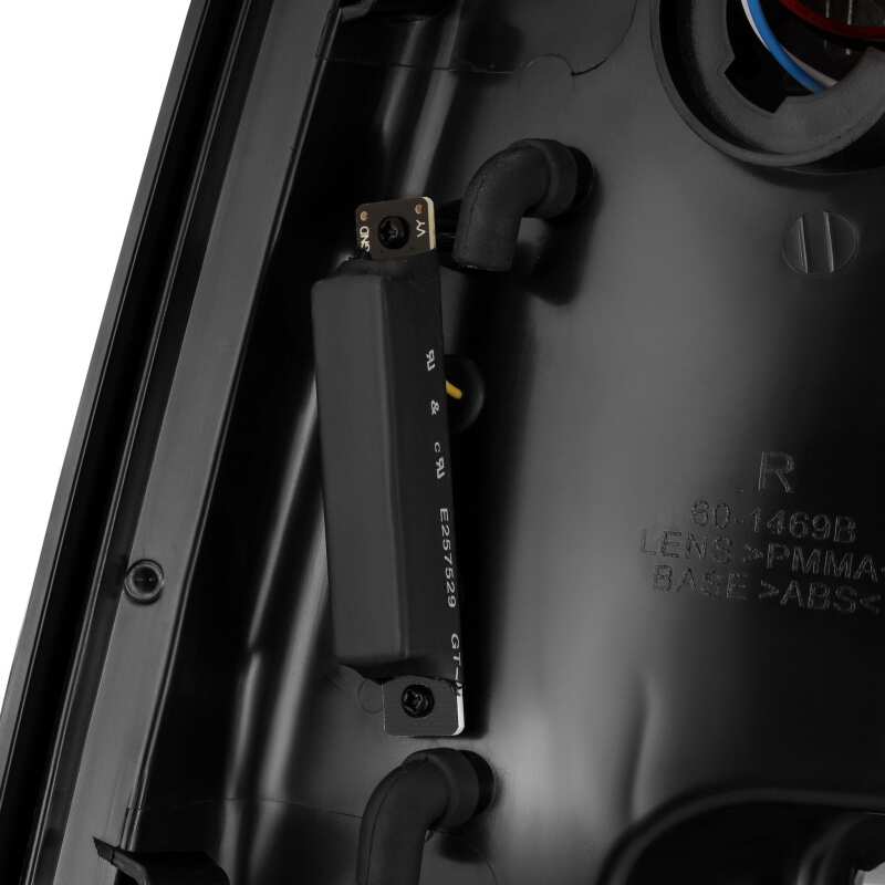 AlphaRex 640010 09-18 Dodge RAM 1500 PRO-Series LED Tail Lights Jet Black