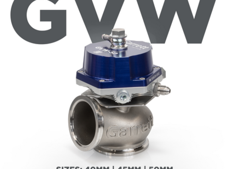 Garrett 908828-0002 GVW-45 45mm Wastegate Kit - Blue