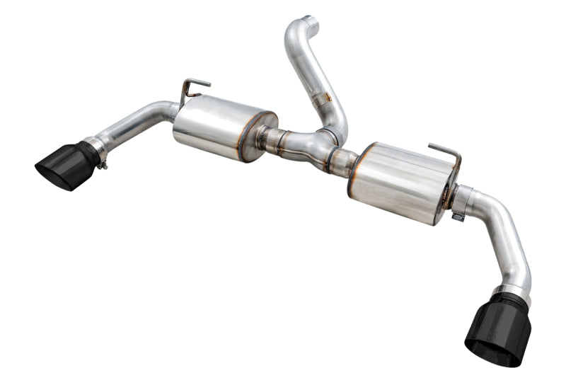 Awe Tuning AWE3015-33001 Jeep JL JLU Dual Exhaust Axleback Black Tips