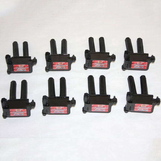 Granatelli Motor Sports 28-0504-XCP Granatelli 05-17 Dodge 5.7L/6.1L/6.4L Xtreme Coil On Plug Wire Conn Kit w/Coil Pack - Blk (Set of 8)