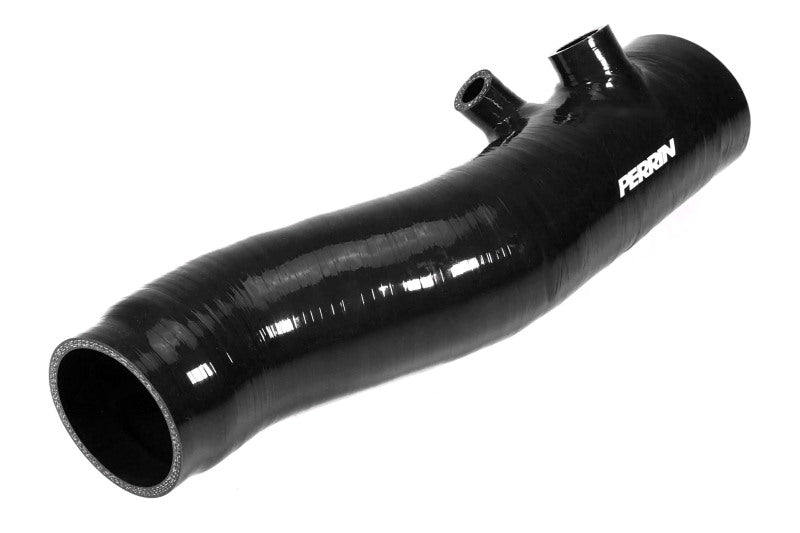 Perrin Performance PSP-INT-425BK PERRIN 22-24 Subaru WRX / 20-25 LGT & OBXT Turbo Inlet Hose w/Turbo Adapter Flange (Long) - Black