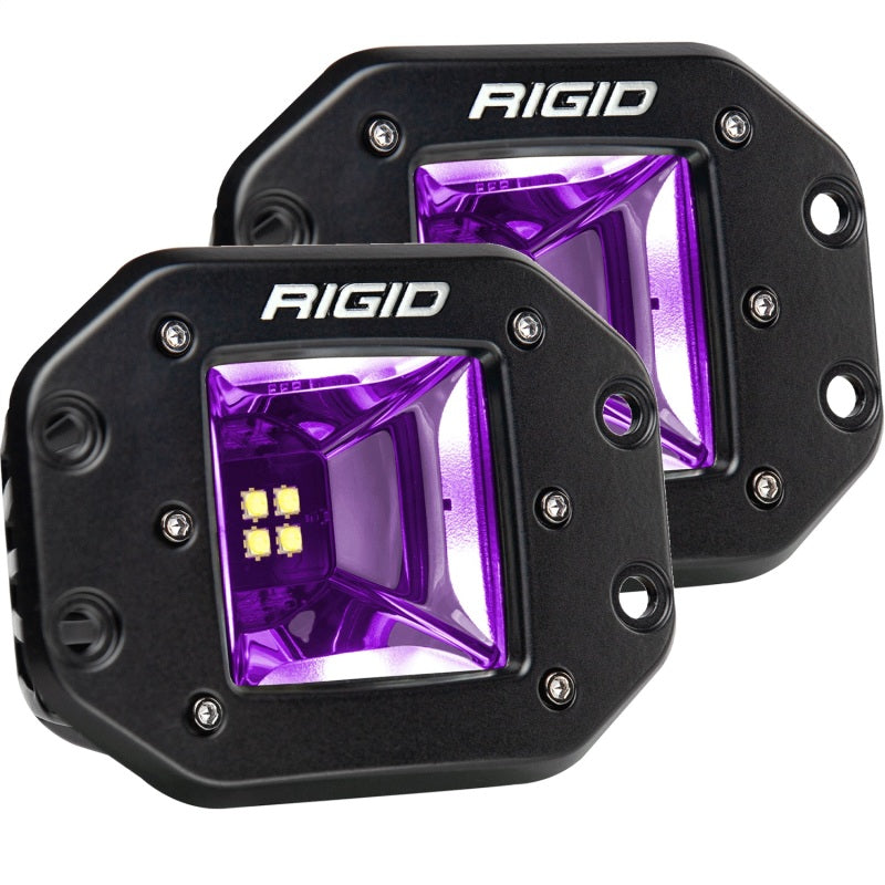 Rigid Industries 682153 Radiance+ Scene RGBW Flush Mount - Pair