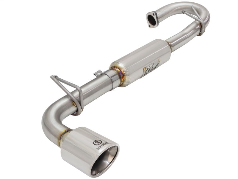 aFe 49-36025-P 11-16 Scion TC L4-2.5L 304SS 2-1/4in to 2-1/2in Axle-Back Takeda Exhaust w/ Polished Tip