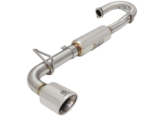 aFe 49-36025-P 11-16 Scion TC L4-2.5L 304SS 2-1/4in to 2-1/2in Axle-Back Takeda Exhaust w/ Polished Tip