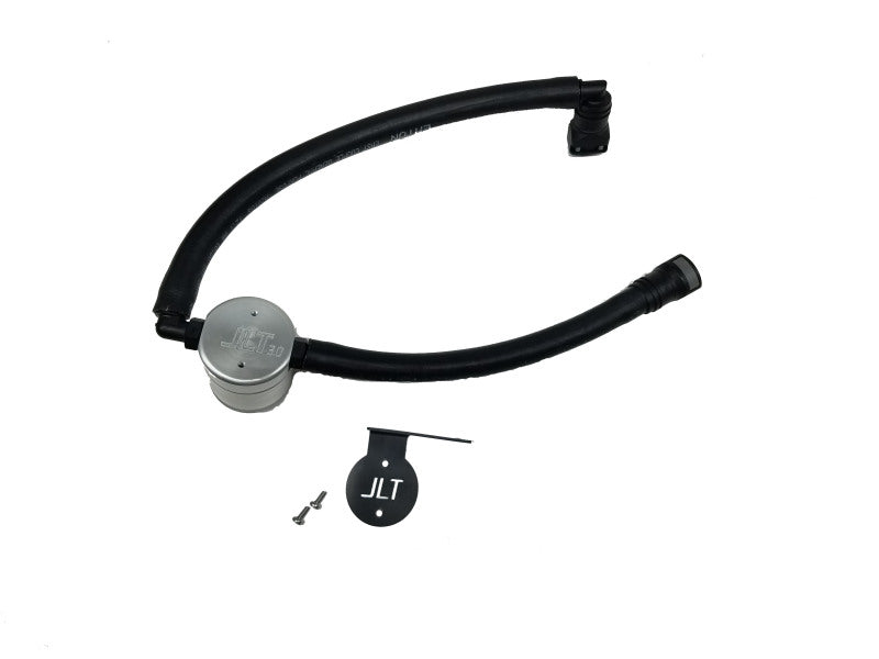 J&L 3025P-C 15-25 Ford Transit 150/250/350 3.5L EcoBoost Passenger Side Oil Separator 3.0 - Clear Anodized