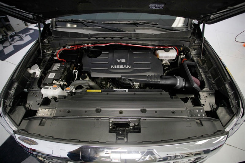 K&N Engineering 63-6019 K&N 2017 Nissan Titan V8-5.6L F/I AirCharger Performance Intake