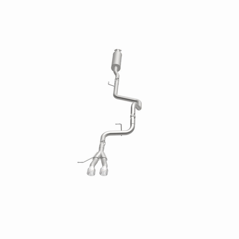 Magnaflow 15215 MagnaFlow 13 Hyundai Veloster 1.6L Turbo Dual Center Rear Exit Stainless Cat Back Perf Exhaust