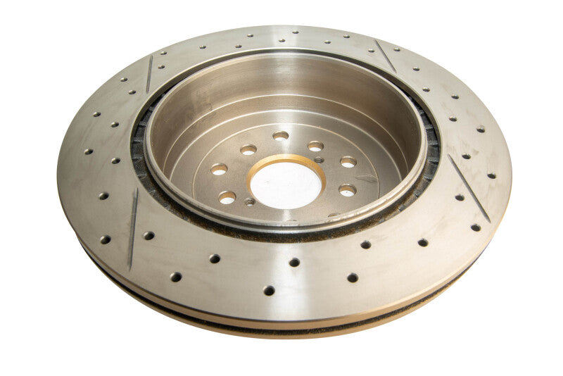 DBA DBA655X-10 02-07 Subaru WRX STi 10 Stud Hole Rear Drilled & Slotted Street Series Rotor