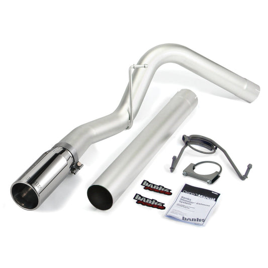 Banks Power 49764 07-12 Dodge 6.7L SCLB-Mega Cab-SB Monster Exhaust Sys - SS Single Exhaust w/ Chrome Tip