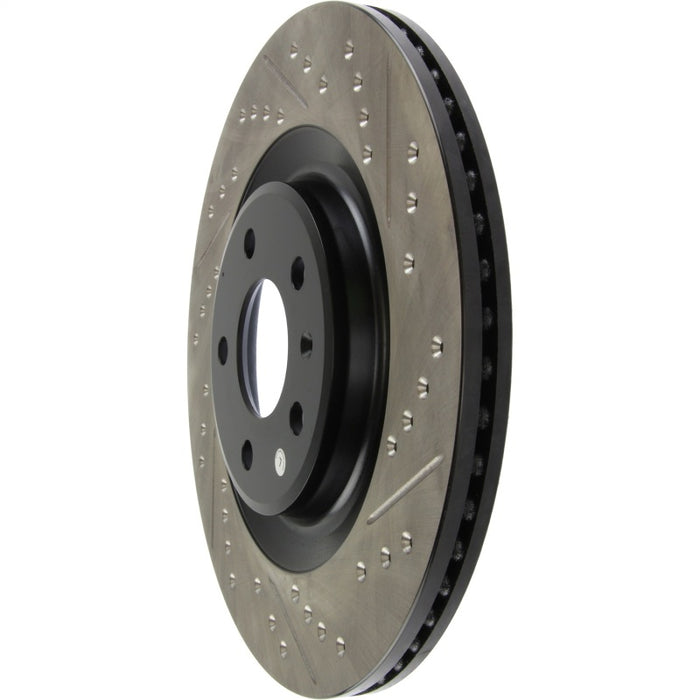 Stoptech 127.33137L StopTech Slotted & Drilled Sport Brake Rotor