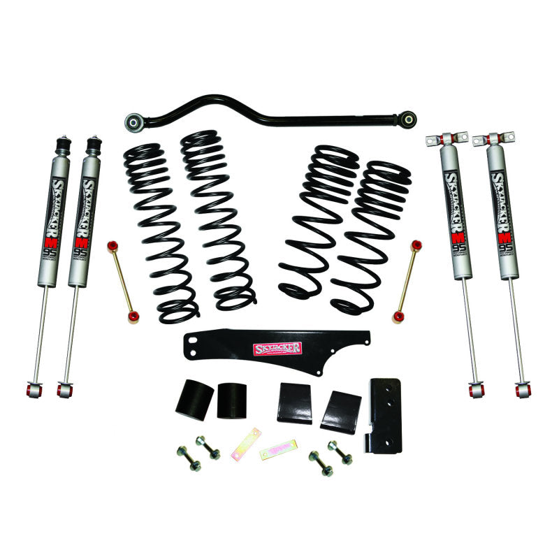 Skyjacker JK40BPMLT 2007-2018 Jeep Wrangler JK 4 Door 4WD Long Travel 3.5in-4in Lift Kit w/M95 Monotube Shocks