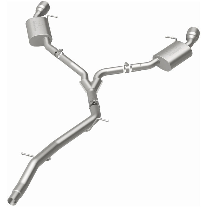 Magnaflow 19390 MagnaFlow 18-19 Audi A5 Dual Exit Polished Stainless CatBack Exhaust - 3in Main Piping Diameter