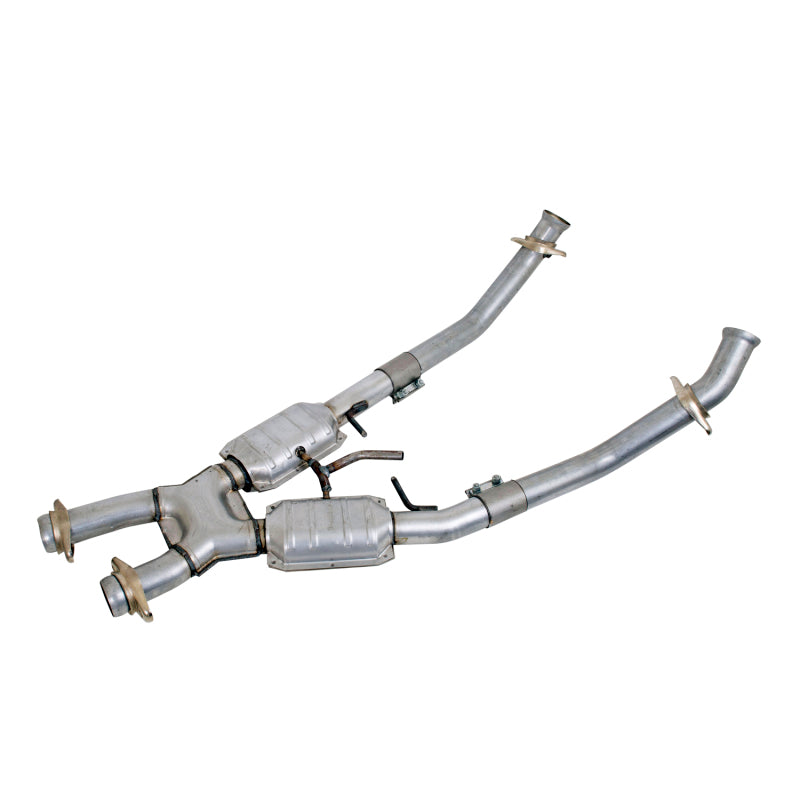 BBK 1663 94-95 Mustang 5.0 High Flow X Pipe With Catalytic Converters - 2-1/2