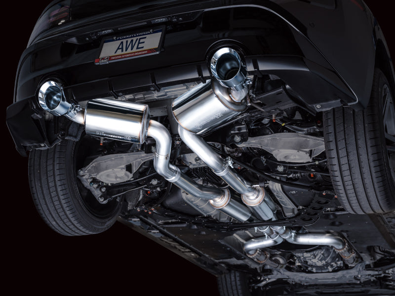 AWE Tuning 3015-32400 AWE 2023 Nissan Z RZ34 RWD Touring Edition Catback Exhaust System w/ Chrome Silver Tips