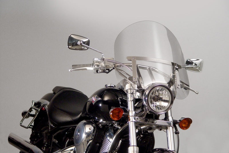 National Cycle 83-22 Harley XL/FXR/D/17-25 Hon/07+ Kaw Dakota 3 w/Low Turn Signals Windshield-Clr