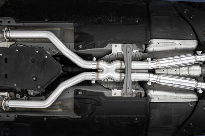 MBRP S4405304 16-22 Infiniti Q50 3.0L RWD/AWD 3in Cat-Back Dual Split Rear Street Version T304