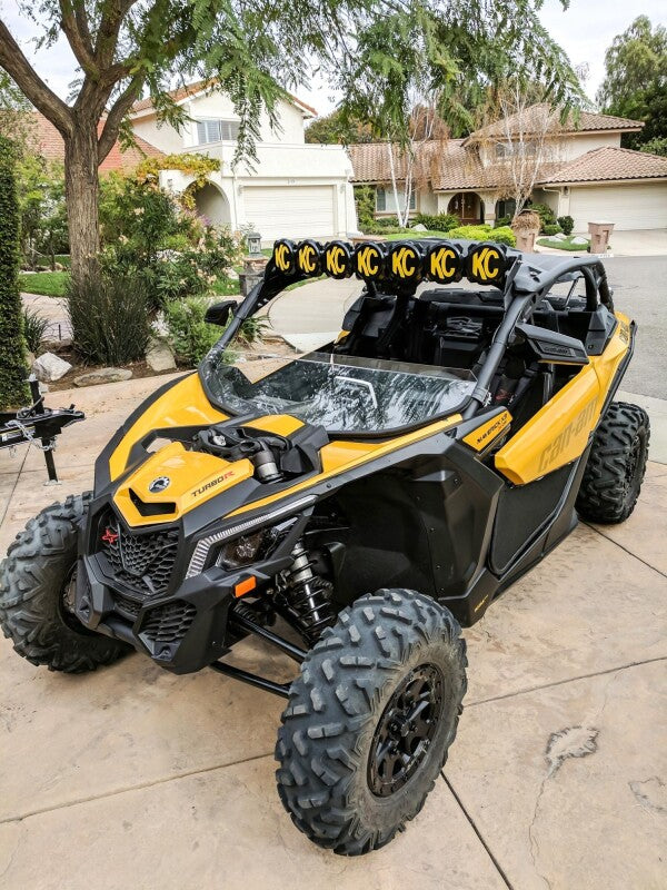 KC HiLiTES 91334 Can-Am X3 45in. Pro6 Gravity LED 7-Light 140w Combo Beam Overhead Light Bar System