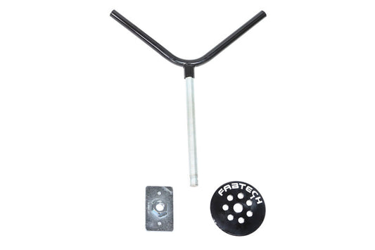 Fabtech FTT10001BK Universal Spare Tire Flat Mount - Black