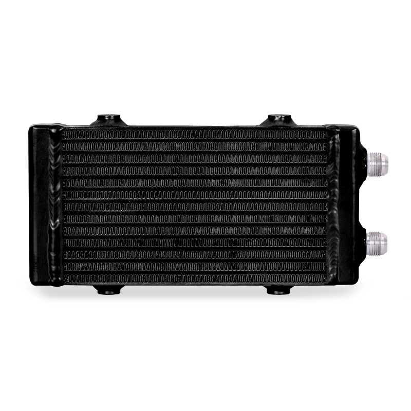 Mishimoto MMOC-DP-SBK Universal Small Bar and Plate Dual Pass Black Oil Cooler