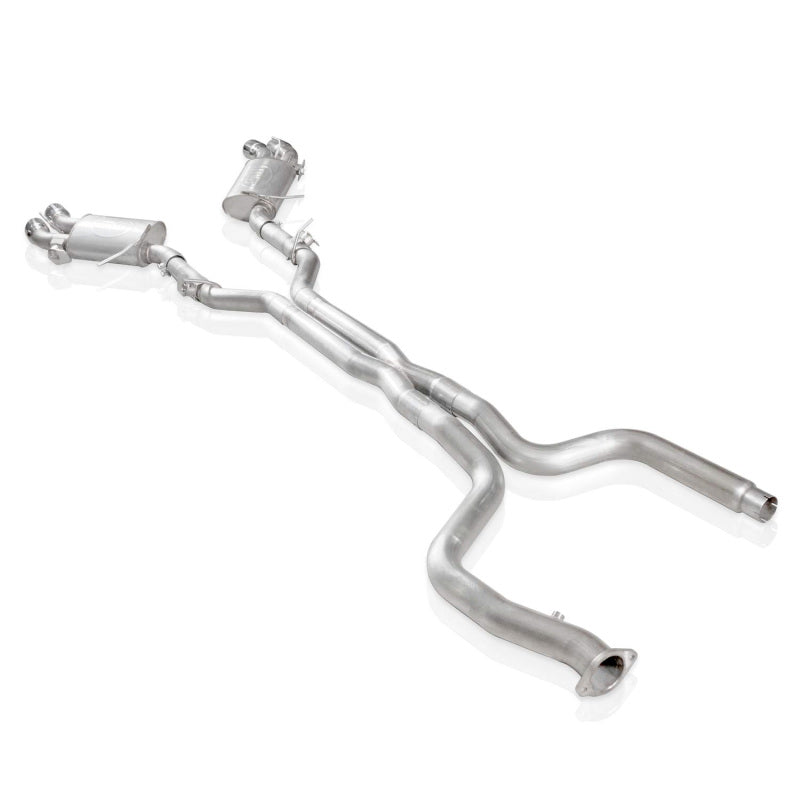 Stainless Works CA16AVCB 2016-18 Camaro SS Exhaust 3in X-Pipe AFM Valves NPP Replacement Valves 4in Quad Tips