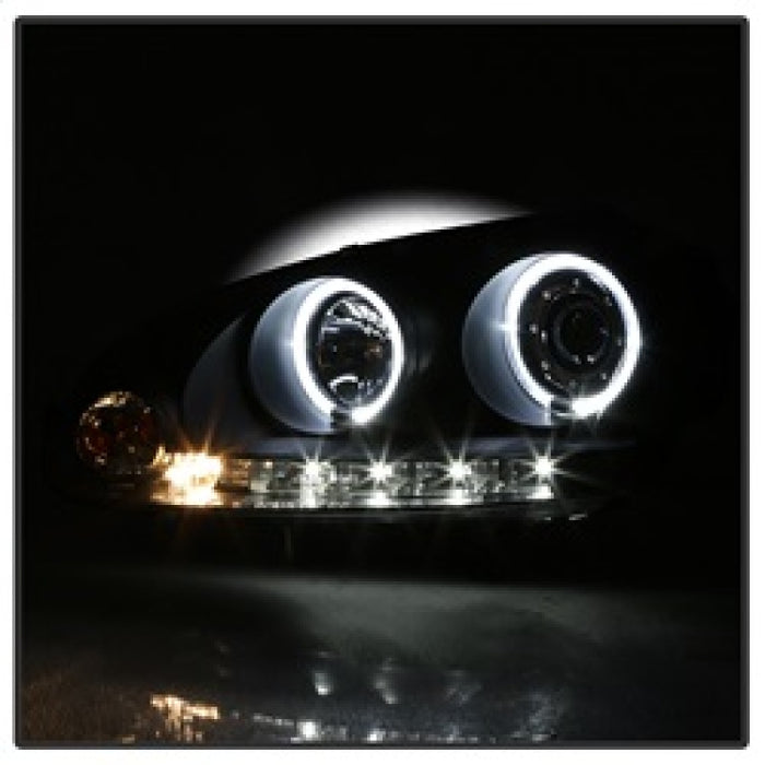 SPYDER 5012098 Spyder Volkswagen GTI 06-09/Jetta 06-09 Halogen Model Only - LED Halo DRL Black PRO-YD-VG06-HL-BK