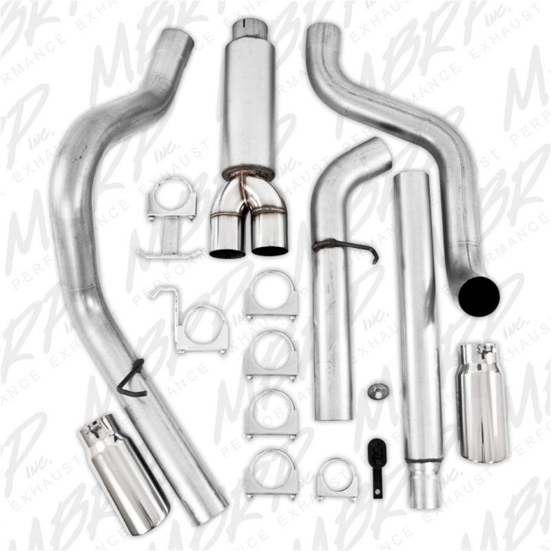 MBRP S5208AL 1999-2004 Ford F-250/350 V-10 Cat Back 4 Dual Split Side