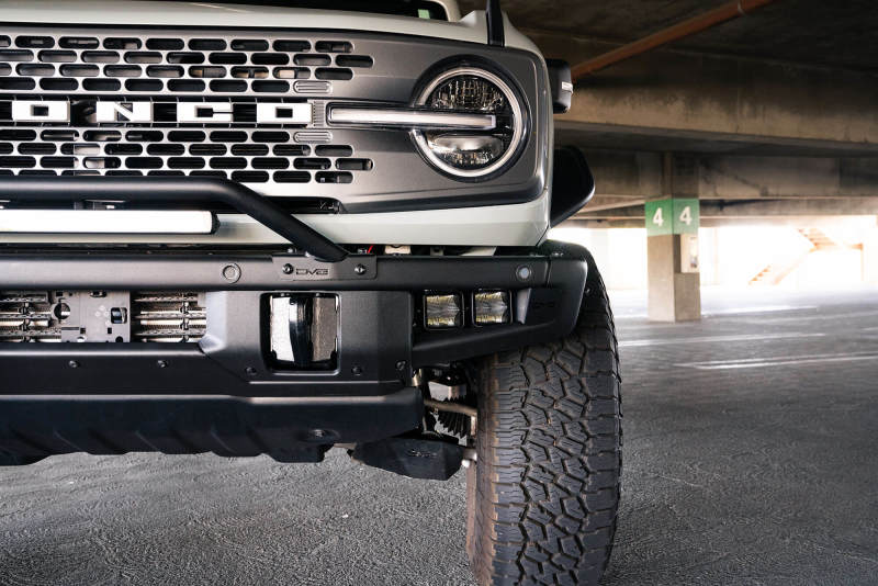 DV8 Offroad LBBR-05 21-22 Ford Bronco Factory Bumper Pocket Light Mount (Pair) 3in LED Pod Lights