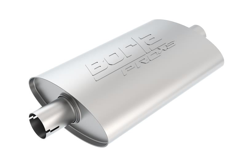Borla 400496 Universal PRO-XS Oval 2.5in Inlet/Outlet Center/Center Notched Muffler