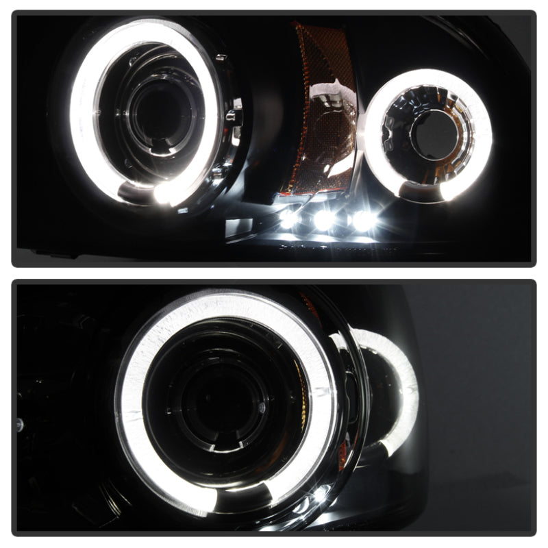 SPYDER 5009784 Spyder Dodge Dakota 97-04/Durango 98-03 1PC Projector Headlights LED Halo LED Blk PRO-YD-DDAK97-BK