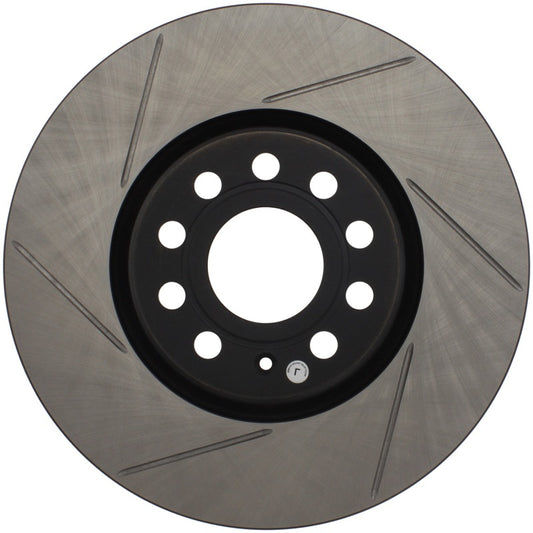 Stoptech 126.33098SR StopTech Power Slot 06-10 Audi A3 / 08-10 TT / 06-09 VW GTI Mlk V/Passat Right Front Slotted Rotor
