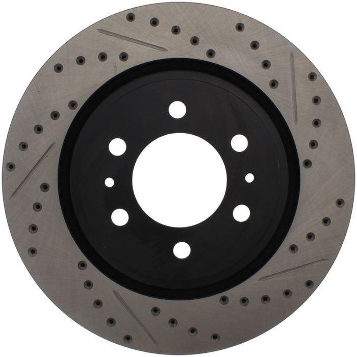Stoptech 127.65119L StopTech Slotted & Drilled Sport Brake Rotor