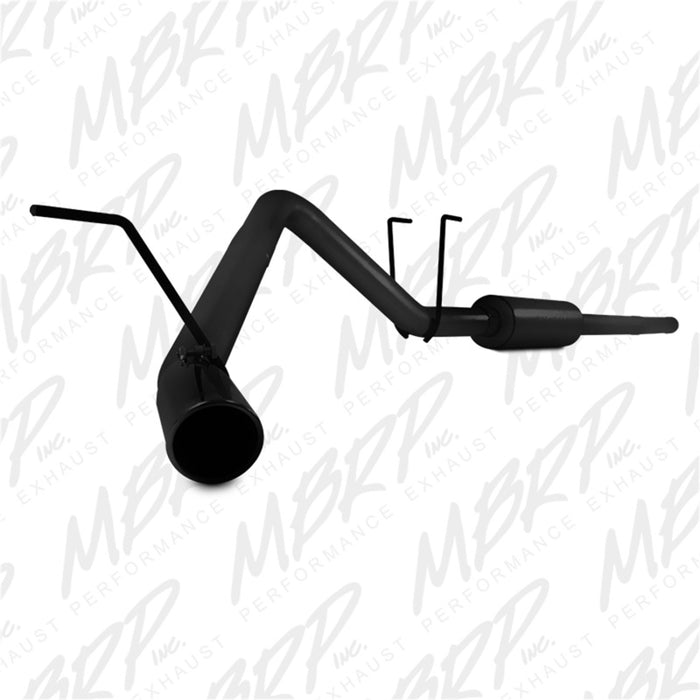MBRP S5142BLK 09-14 Dodge RAM 1500 5.7L Cat-Back Single Side AL - Black