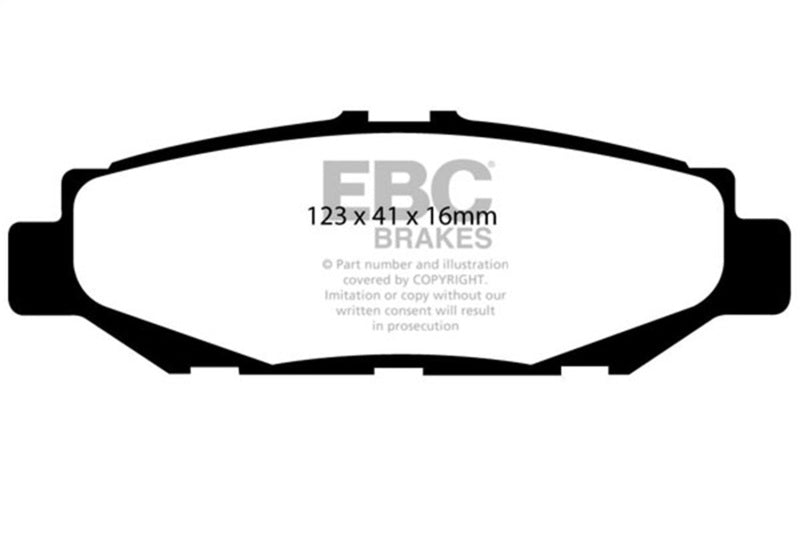 EBC DP3848C 93-97 Lexus GS300 3.0 Redstuff Rear Brake Pads