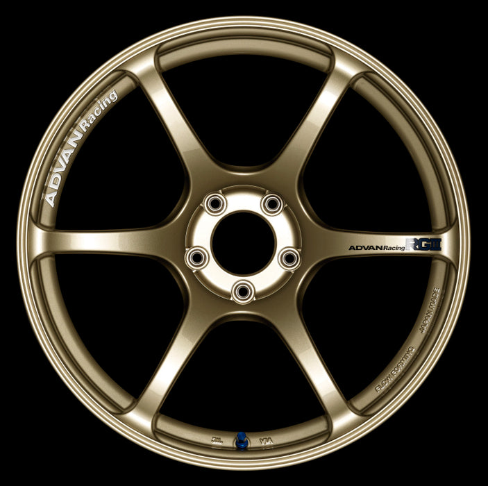 Advan YAR7I45EZ RGIII 17x9.0 +45 5-114.3 Racing Gold Metallic Wheel