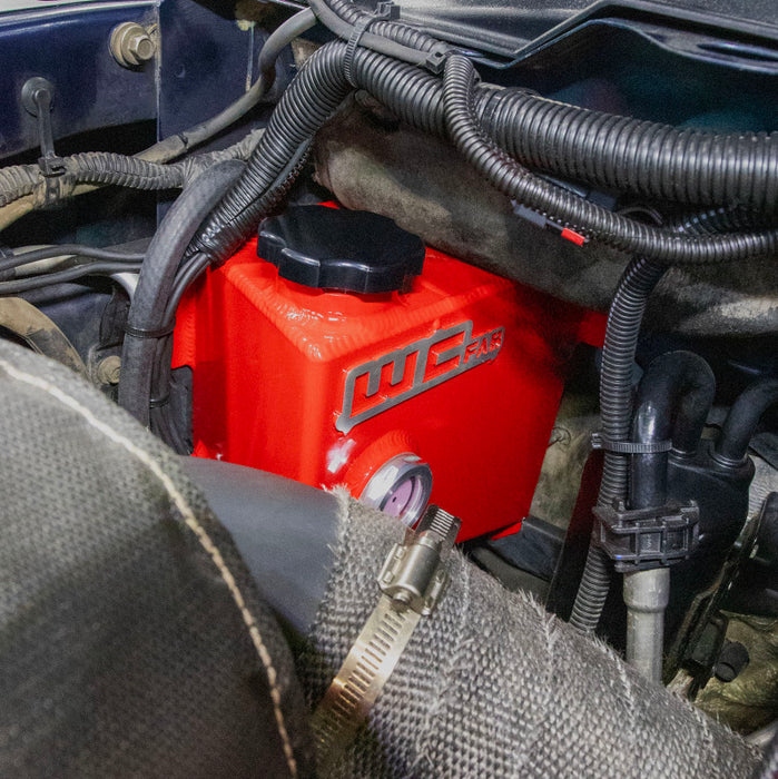Wehrli WCF100542-GRY 04.5-07 Dodge 5.9L Cummins OEM Placement Coolant Tank Kit - WCFab Grey