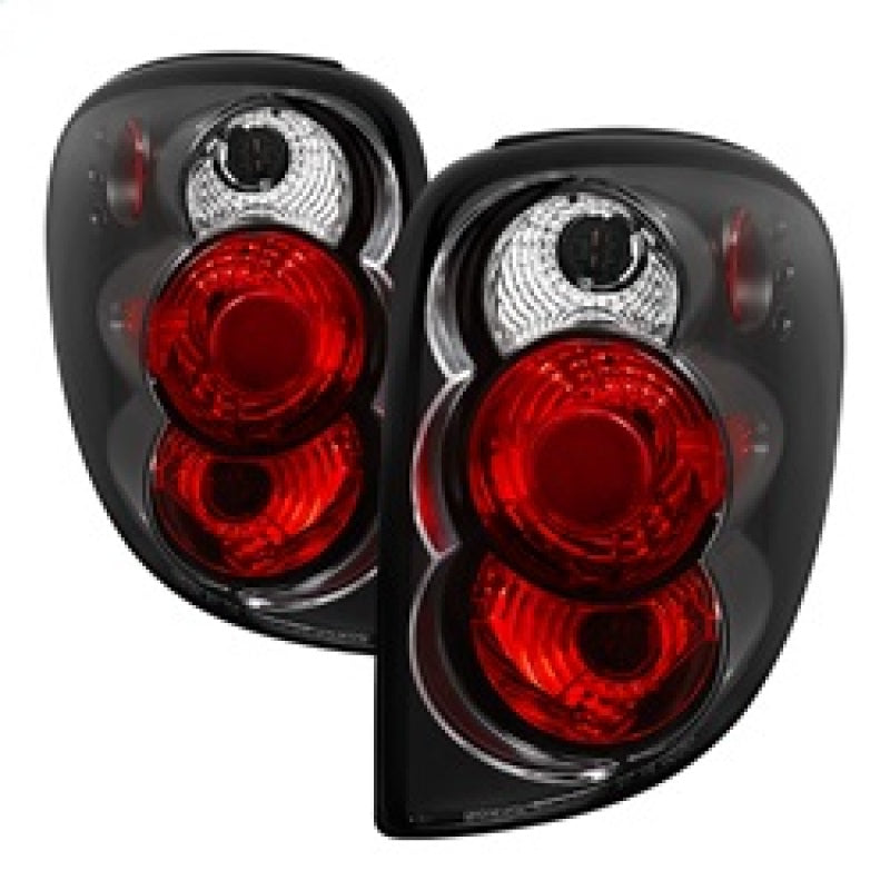 SPYDER 5002211 Spyder Dodge Caravan/Grand Caravan 01-07 Euro Style Tail Lights Black ALT-YD-DC01-BK