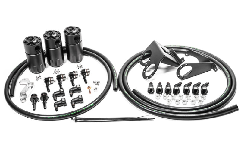 Radium Engineering 20-0987-FL Radium 14-19 Chevrolet Corvette LT1 CCV Fluid Lock Triple Catch Can Kit