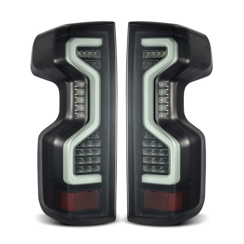 AlphaRex 620070 19-23 Chevrolet Silverado 1500/2500HD/3500HD PRO-Series LED Tail Lights Jet Black