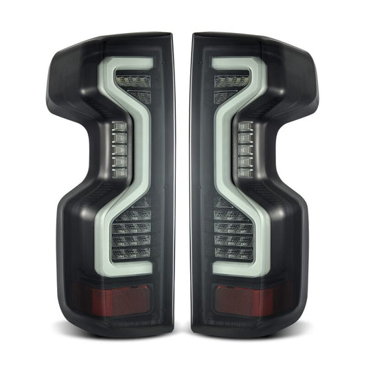 AlphaRex 620070 19-23 Chevrolet Silverado 1500/2500HD/3500HD PRO-Series LED Tail Lights Jet Black