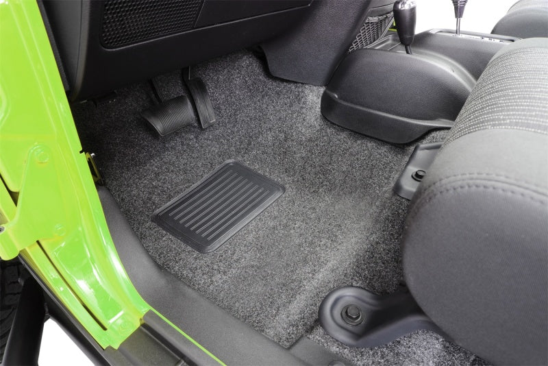 BedRug BRJK07F4 07-16 Jeep JK Unlimited 4Dr Front 4pc Floor Kit (Incl Heat Shields)