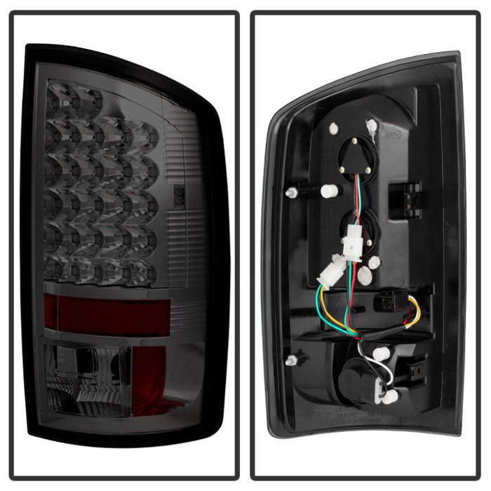 SPYDER 5002594 Spyder Dodge RAM 02-06 1500/RAM 2500/3500 03-06 LED Style Tail Lights Smoke ALT-YD-DRAM02-LED-SM