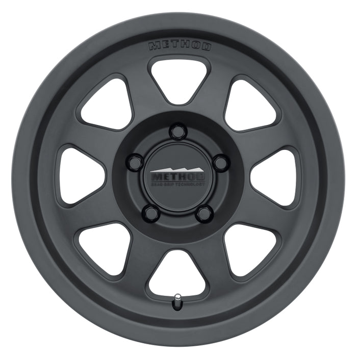 Method Wheels MR70177556550 Method MR701 17x7.5 +50mm Offset 5x160 65mm CB Matte Black Wheel