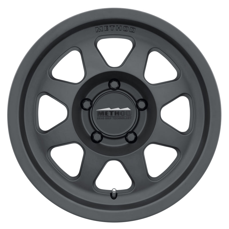 Method Wheels MR70177556550 Method MR701 17x7.5 +50mm Offset 5x160 65mm CB Matte Black Wheel