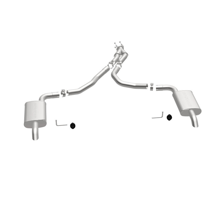 Magnaflow 16710 MagnaFlow 75-79 Chevy Corvette V8 5.7L Dual Split Rear Exit Stainless Cat-Back Perf Exhaust
