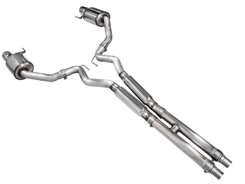 AWE Tuning 3015-32650 AWE 2024 Ford Mustang GT Fastback S650 RWD Touring Catback Exhaust w/ Dual Chrome Silver Tips