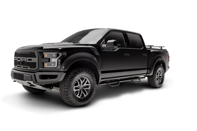N-Fab F1585CC-TX Nerf Step 15-17 Ford F-150 SuperCrew - Tex. Black - Cab Length - 3in